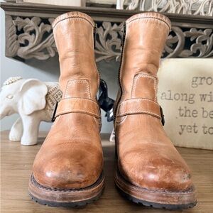 Freebird by Steven Tan Leather Heeled Boots